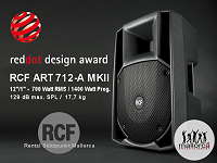Hire RCF Art712 A MKII active PA-Speaker in Mallorca - Majorca.