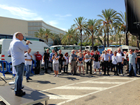 Empfang der Firma Vorwerk auf dem Flughafen Son Sant Juan in Palma Empfang der Firma Vorwerk auf dem Flughafen Son Sant Juan in Palma
