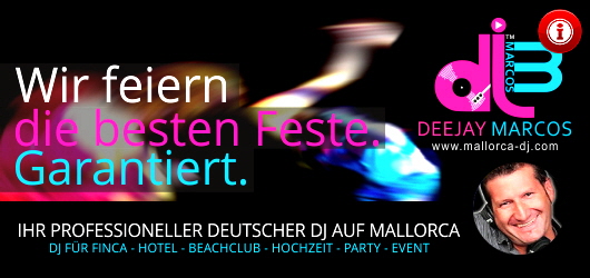 Mallorca DJ Marcos - Ihr deutscher DJ auf Mallorca fr Hochzeit, Party & Event