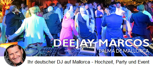 Mallorca DJ Marcos - Ihr deutscher DJ auf Mallorca für Hochzeit, Party & Event. Mallorca DJ Marcos - Ihr deutscher DJ auf Mallorca für Hochzeit, Party & Event.