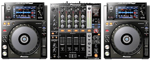 Vermietung - Verleih von Pioneer DJM-750 + XDJ-1000 DJ Set auf Mallorca