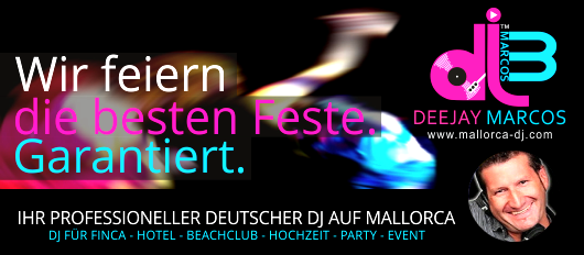 Mallorca DJ Marcos - Ihr deutscher DJ für Hochzeit, Party und Event Mallorca DJ Marcos - Ihr deutscher DJ für Hochzeit, Party und Event